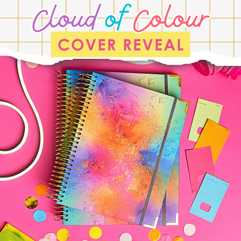 Bursting In With a Cloud of Colour 🎨 2026/27 Planner Cover Reveal