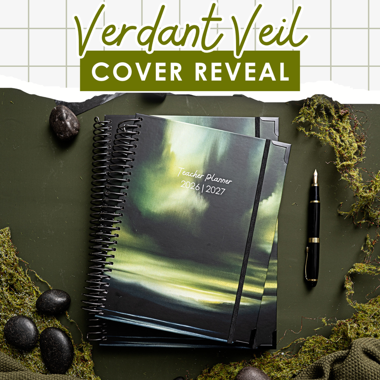 Find Your Calm With Verdant Veil 🌲 2026/27 Planner Cover Reveal