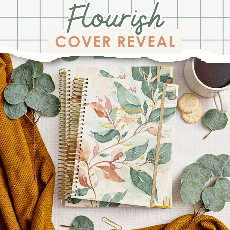 Let Your Plans Flourish 🌿 2026/27 Planner Cover Reveal