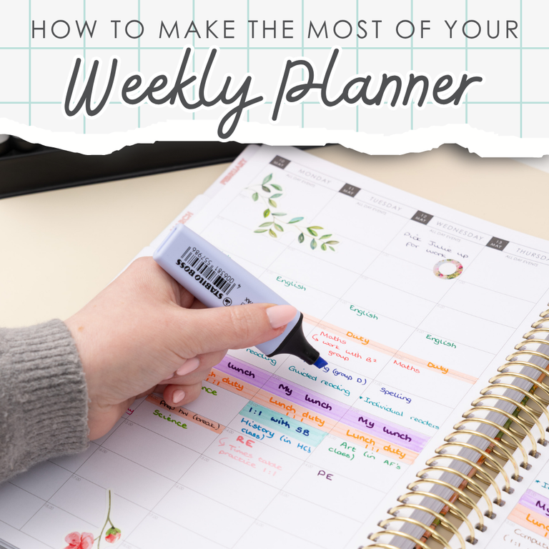 How to Make the Most of your Weekly Planner