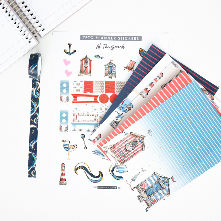 At the Beach | Plan With Me Pack