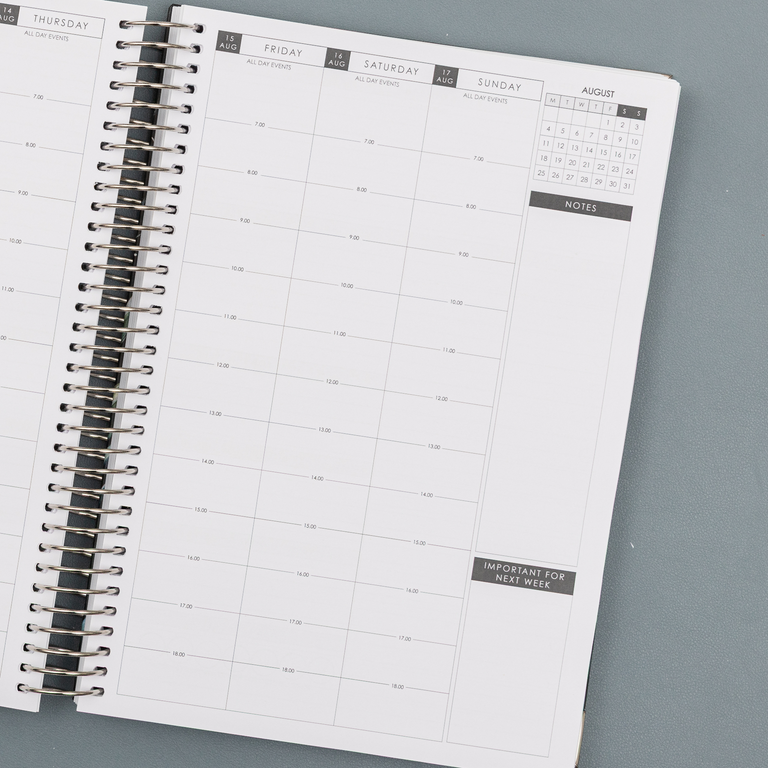 Weekly Planner 2025|2026- Moonlit Lake