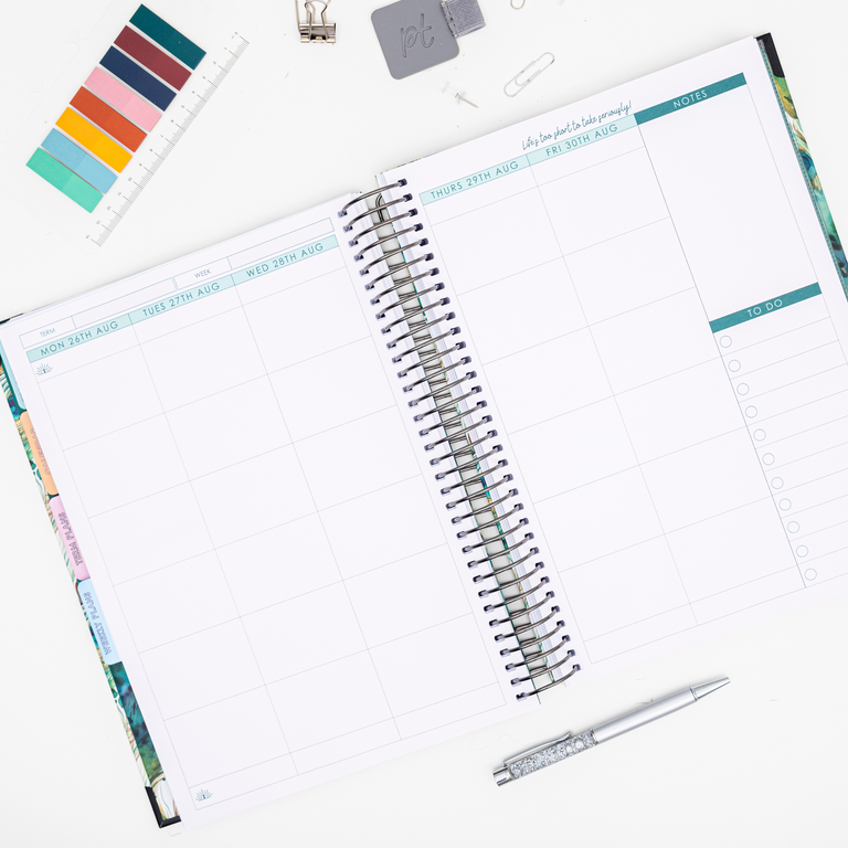 classroom planner weekly vertical layout