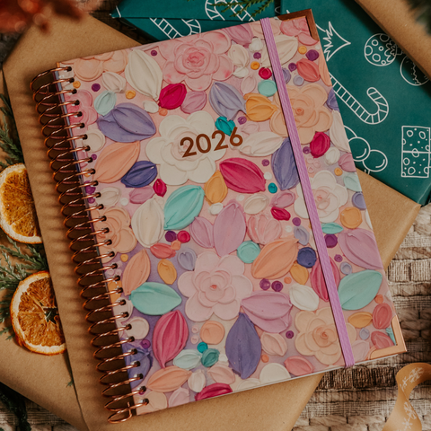 2026 Weekly B5 Planner- Candied Petals