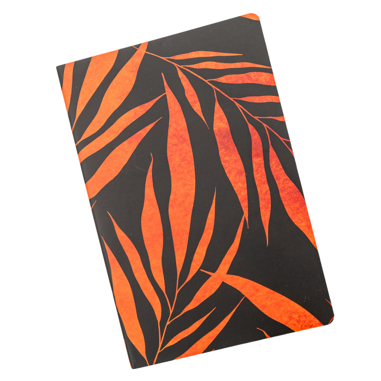A5 lined notebook to fit in your planner pocket for teachers - wild leaf design