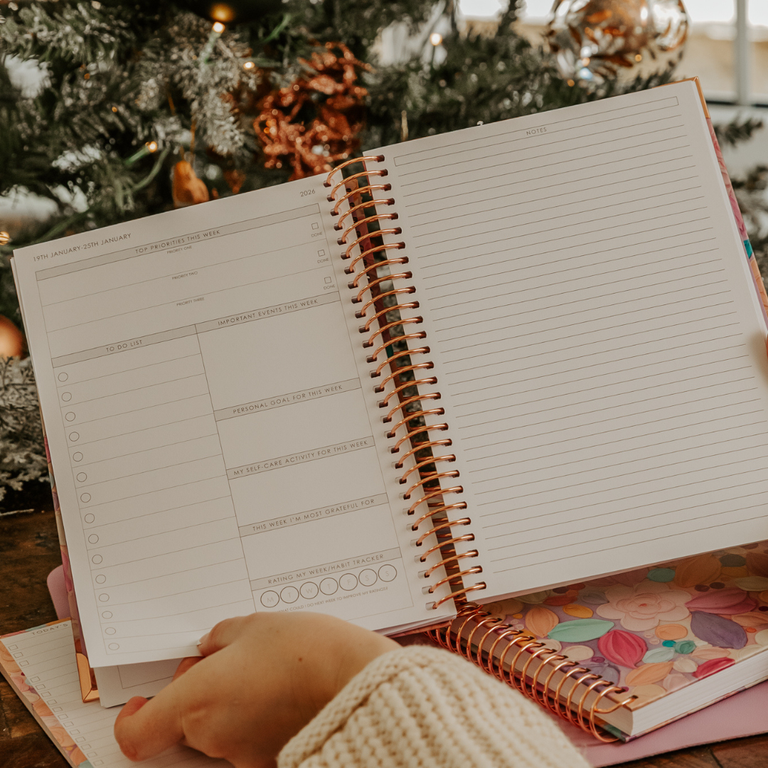 2026 Weekly B5 Planner- Candied Petals
