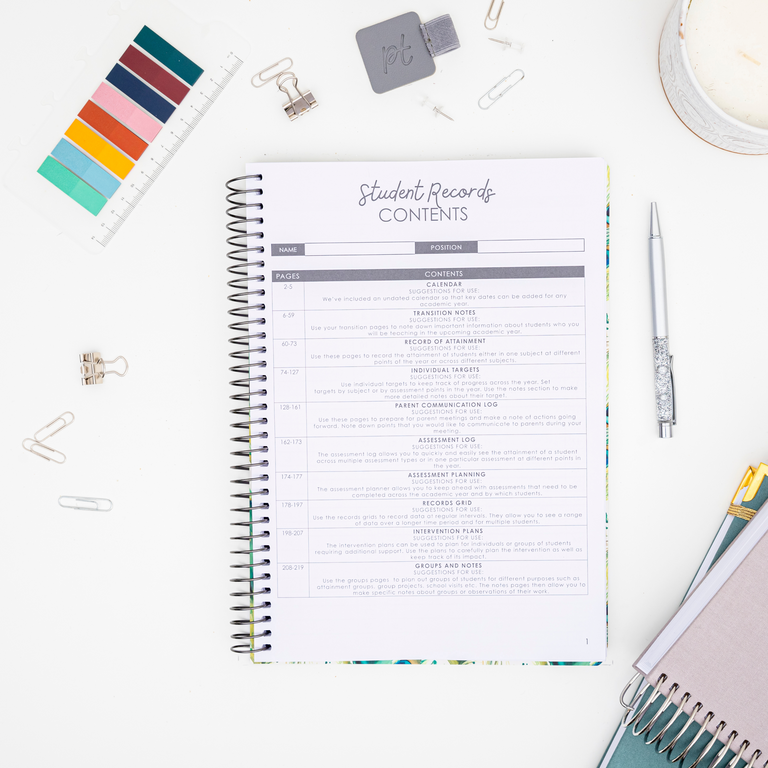 Student Records (4 colours available)