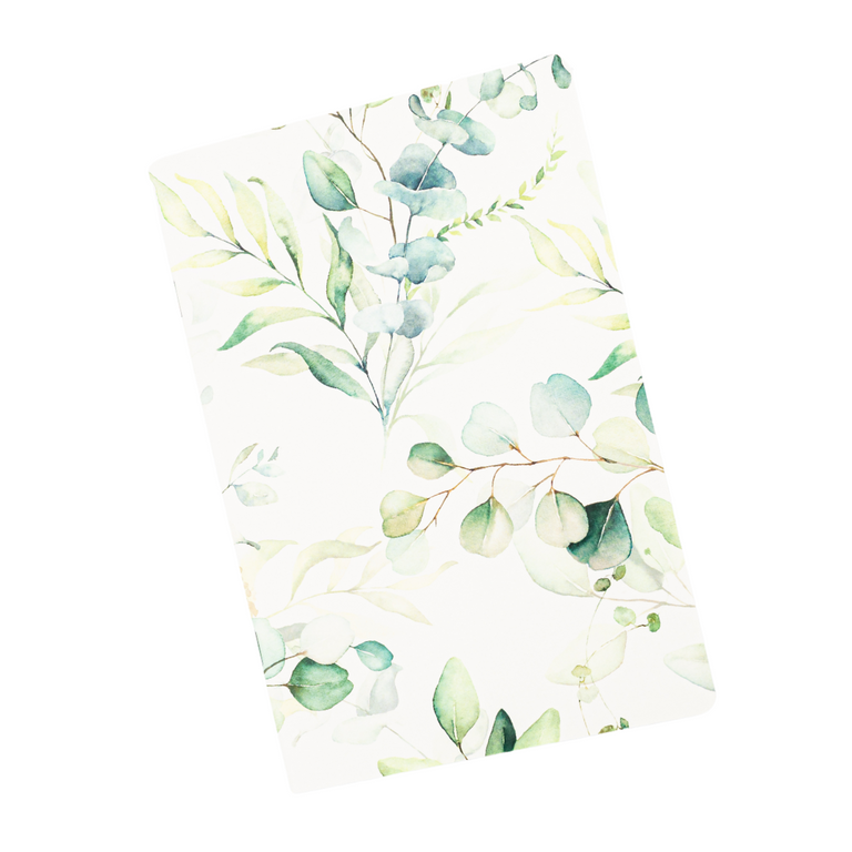 A5 lined notebook to fit in your planner pocket for teachers - eucalyptus design
