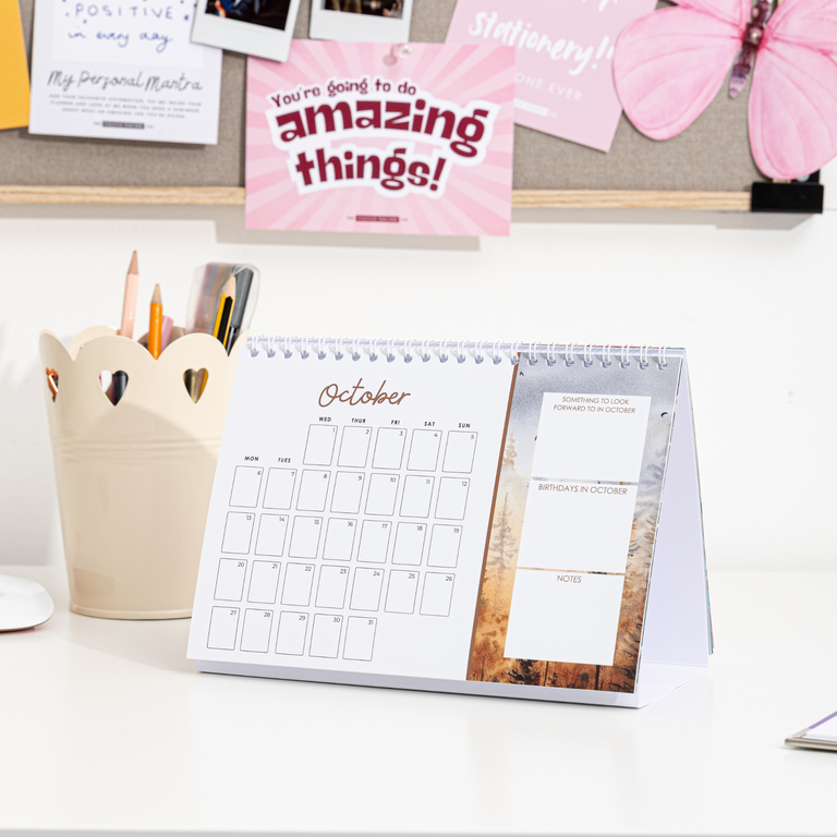 Academic Desktop Calendar 2025-2026