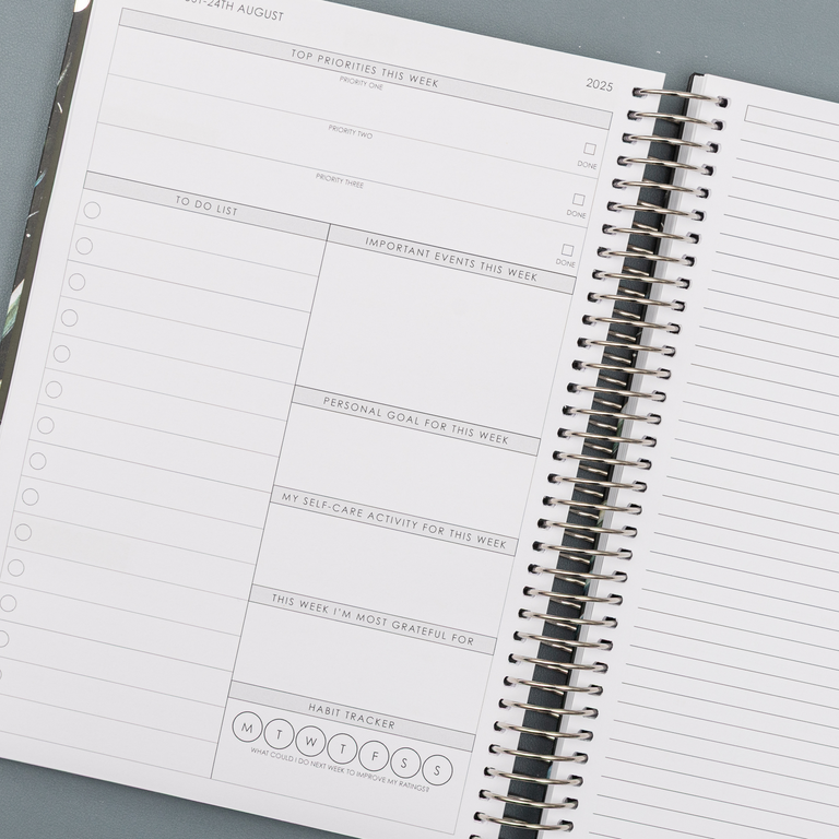 Weekly Planner 2025|2026- Moonlit Lake