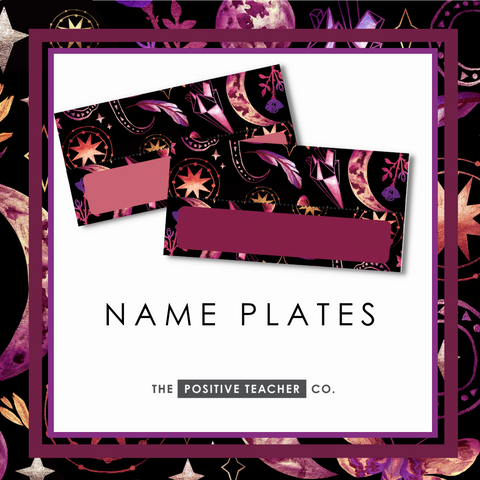 Mystic Night Name Plates