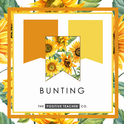 Sunflowers Bunting