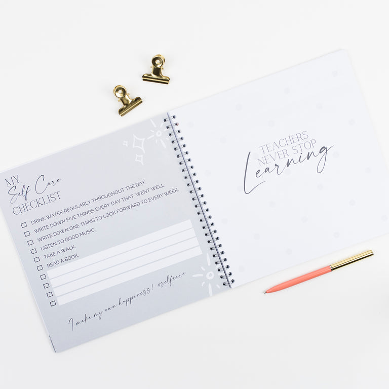 self care for teachers journal