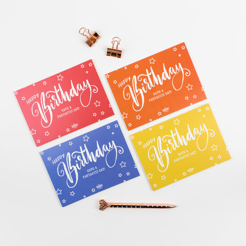 Class Set Birthday Postcards (32 cards)