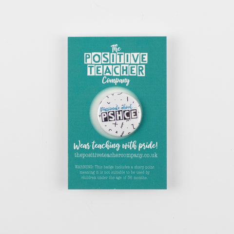 Passionate about PSHCE Badge