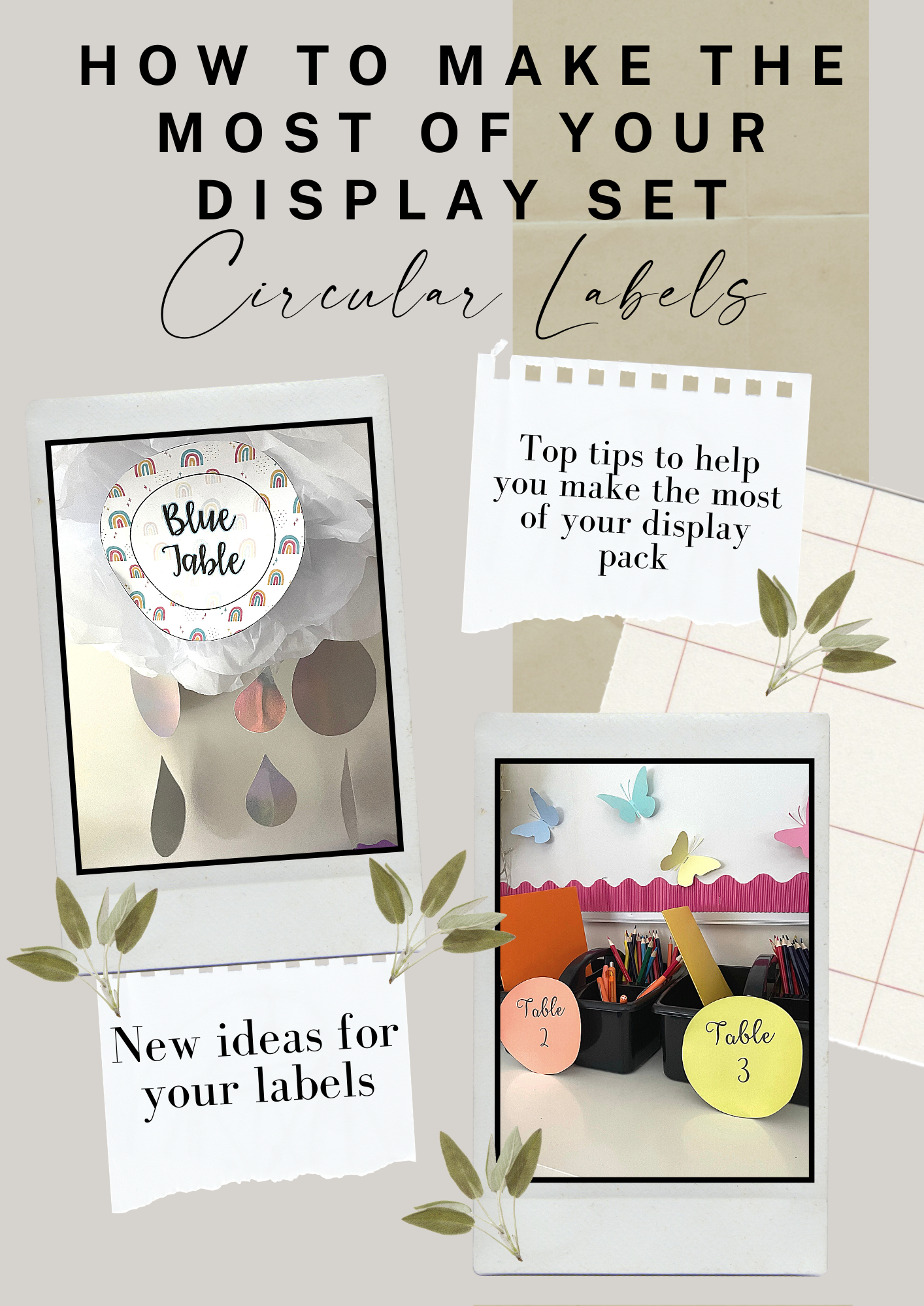 How to make the most of your display sets: Circular Labels