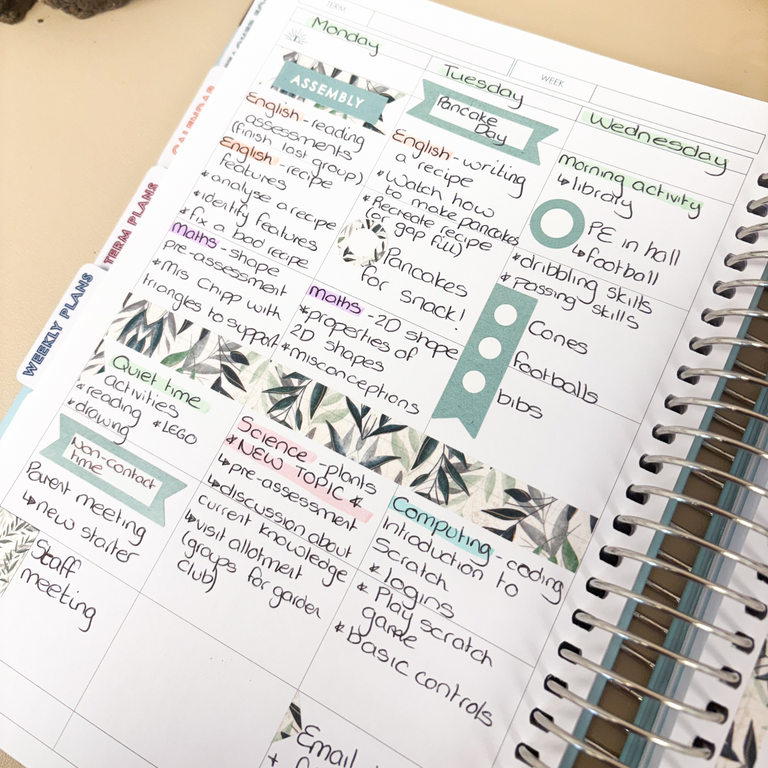 The Part Time Teacher’s Guide to our Undated Planners