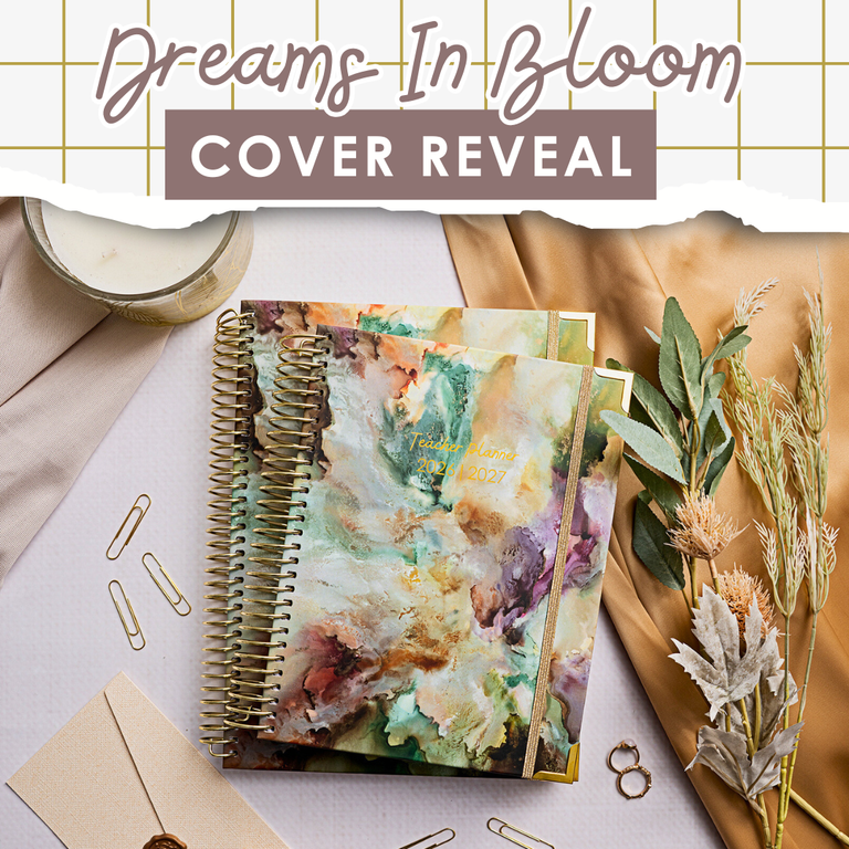 Marvel at Dreams In Bloom 💭 2026/27 Planner Cover Reveal