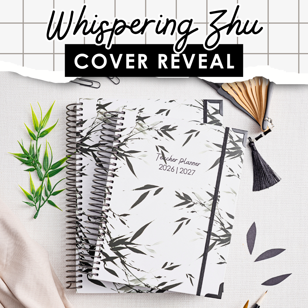The secret's out... Its Whispering Zhu 🎋 2026/27 Planner Cover Reveal