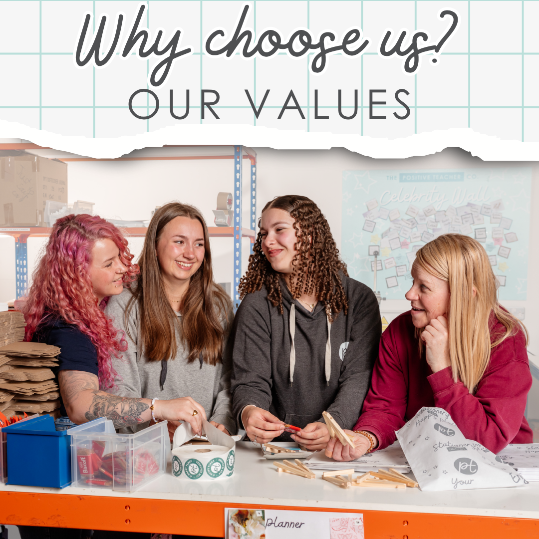 Why Choose a Planner from The Positive Teacher Company? Our Values