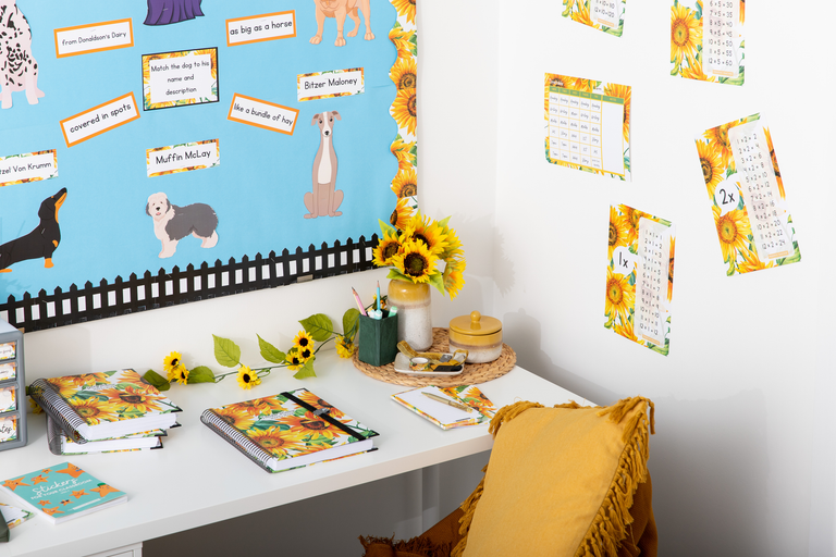 How To Bring Positive Vibes into your Classroom with our Sunflower Display Pack