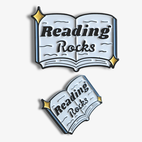 Reading Rocks Enamel Badge
