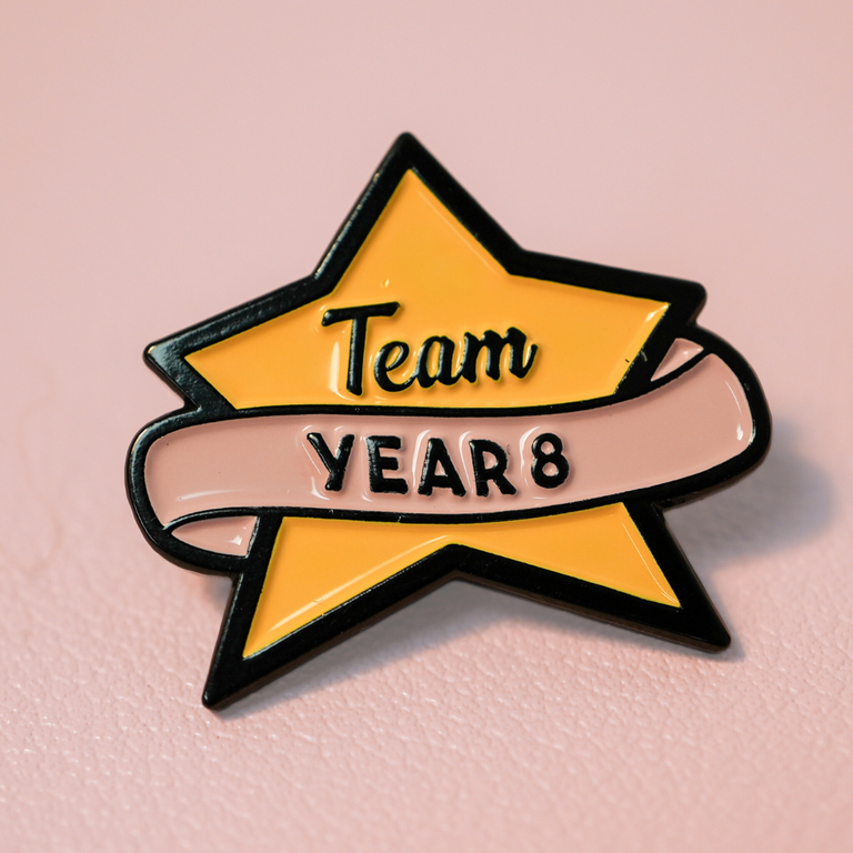 Team Year Eight Enamel Pin Badge