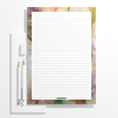 A4 Lined Pad- Dreams In Bloom