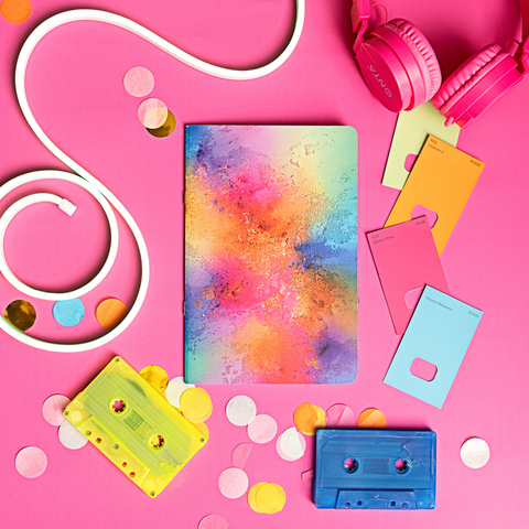 A5 Notebook: Cloud of Colour