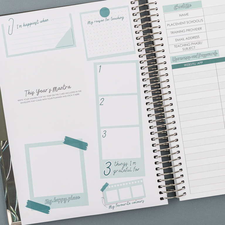 Teacher Training Planner 2025|2026- Moonlit Lake