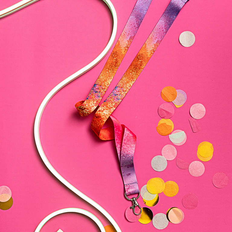 Lanyard:  Cloud of Colour