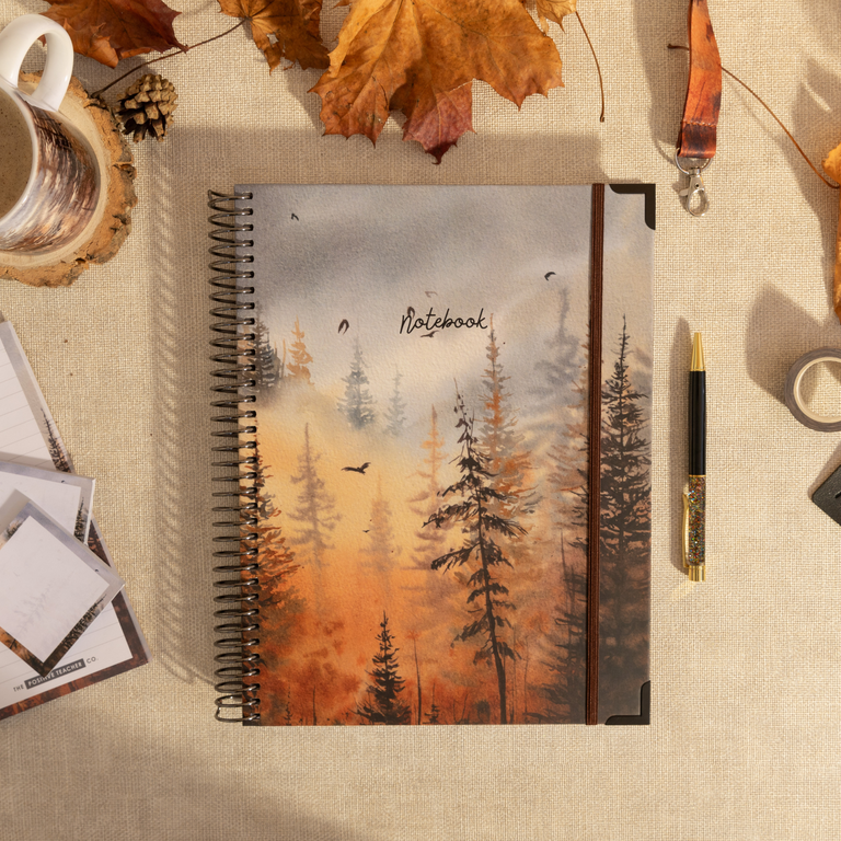 A4 Hardback Notebook: Golden Pine