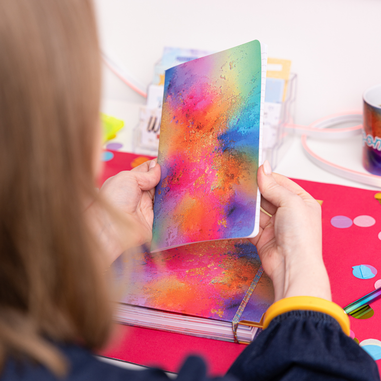 A5 Notebook: Cloud of Colour