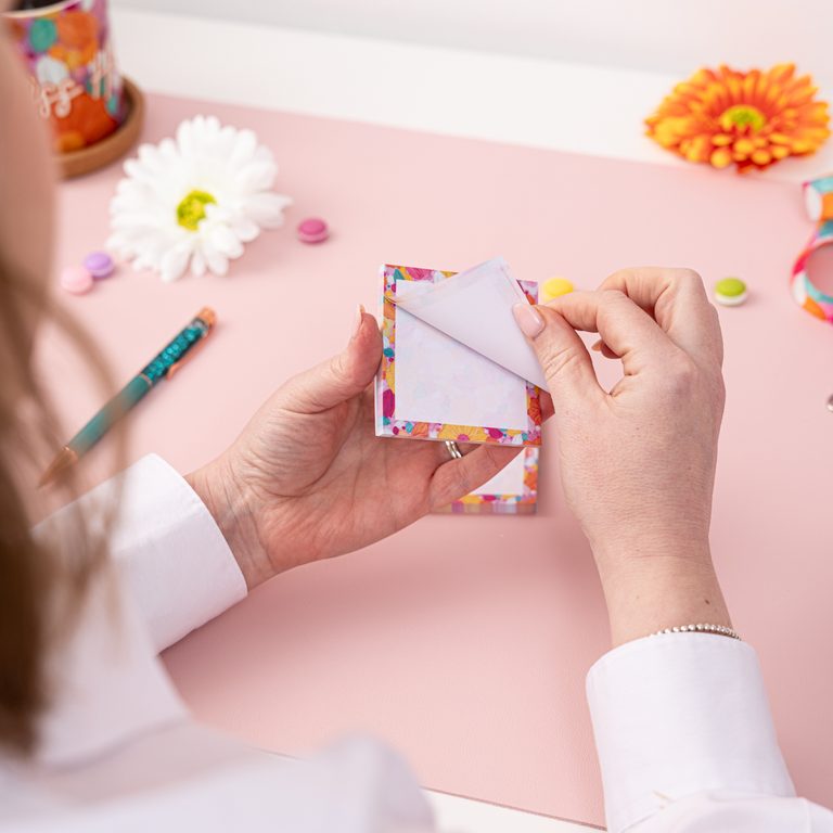 Sticky Notes (Pack of 2): Frosted Flowers