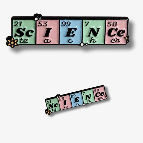 Science Teacher Enamel Badge