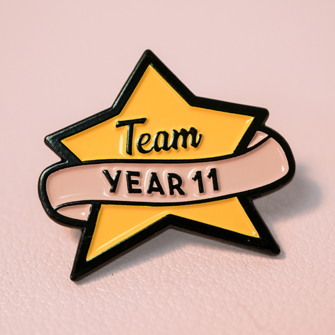 Team Year Eleven Enamel Pin Badge