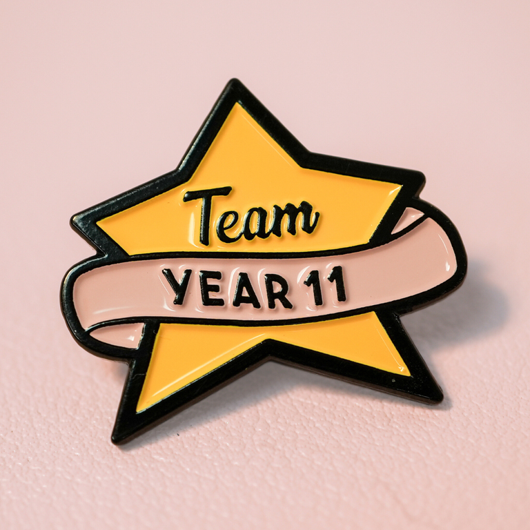 Team Year Eleven Enamel Pin Badge