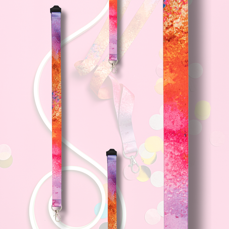 Lanyard:  Cloud of Colour