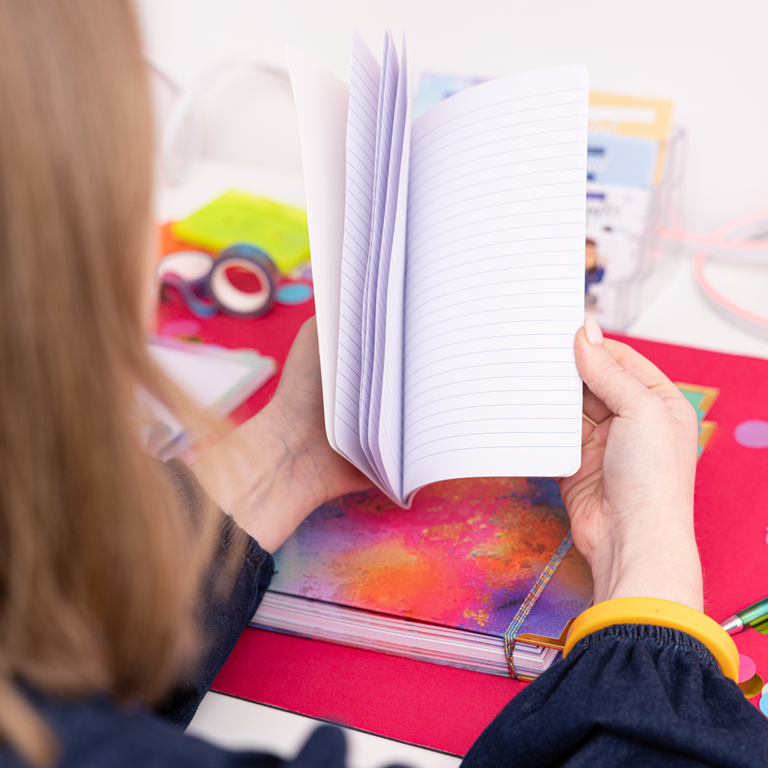 A5 Notebook: Cloud of Colour