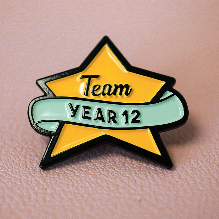 Team Year Twelve Enamel Pin Badge