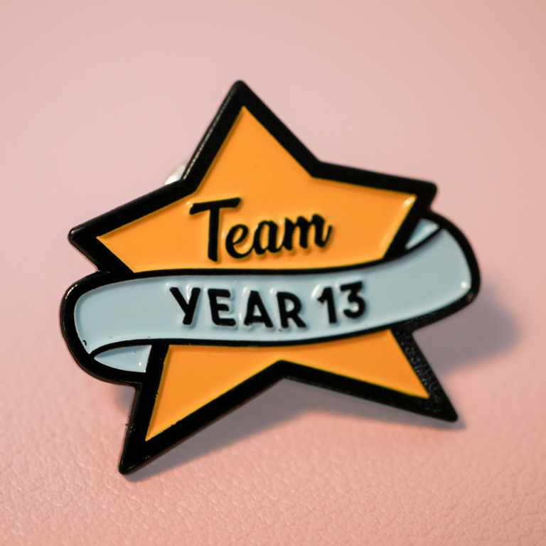 Team Year Thirteen Enamel Pin Badge