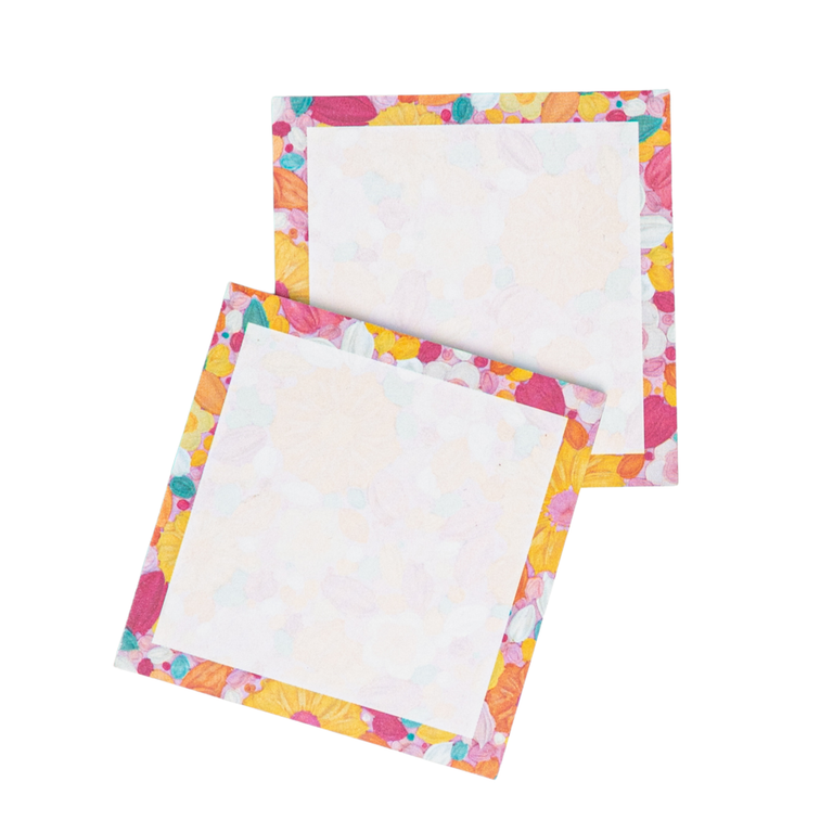 Sticky Notes (Pack of 2): Frosted Flowers