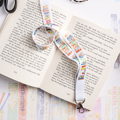Lanyard:  Our Bookshelf