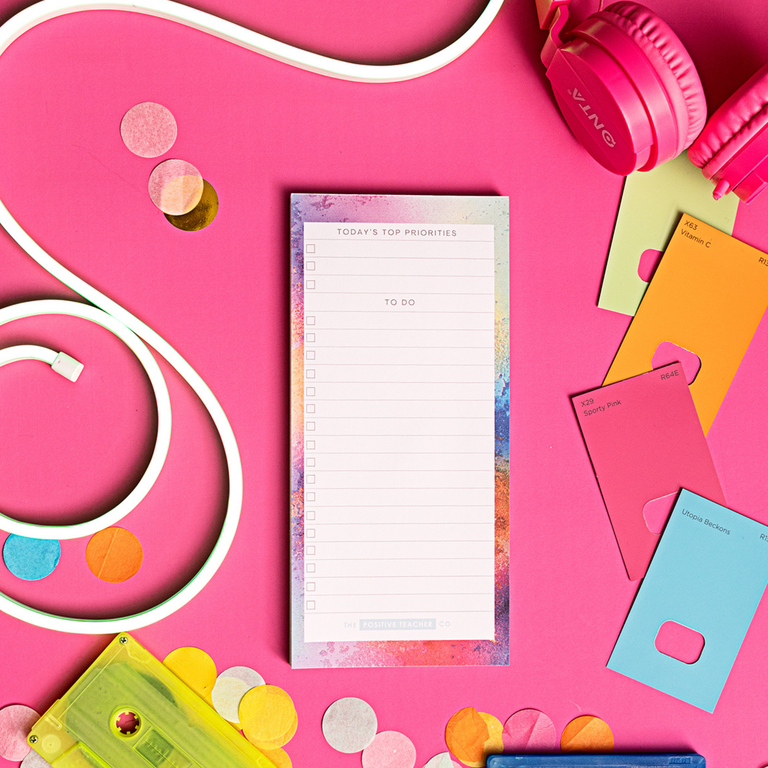 To Do List Pad: Cloud of Colour