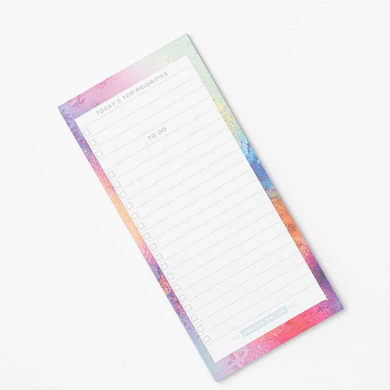 To Do List Pad: Cloud of Colour