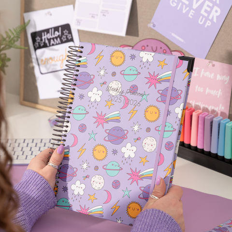 Weekly Planner 2025|2026- Cosmic Vibes
