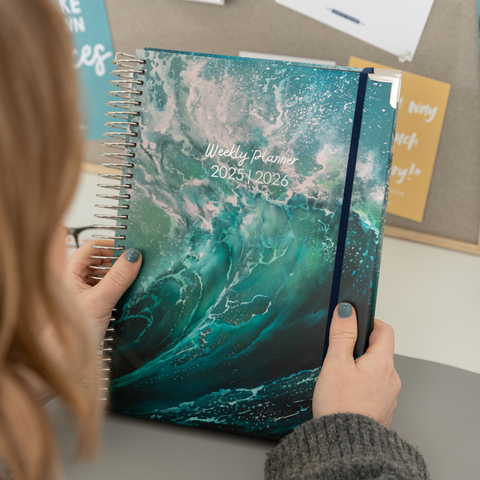 Weekly Planner 2025|2026- New Wave