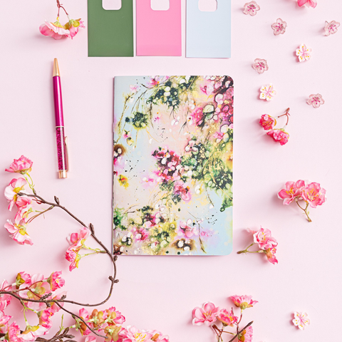 A5 Notebook: Blossom Falls