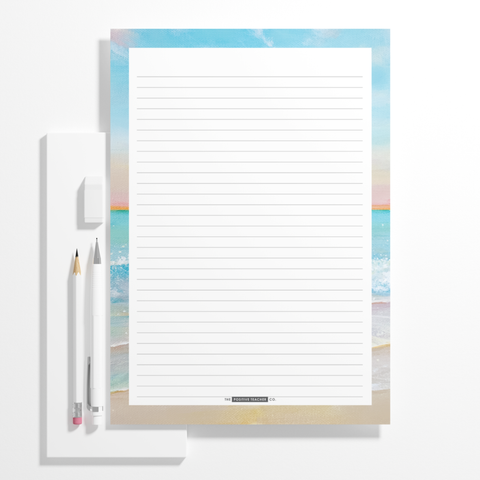 A4 Lined Pad- Golden Coast