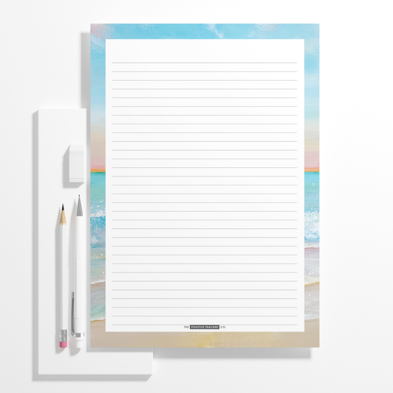 A4 Lined Pad- Golden Coast